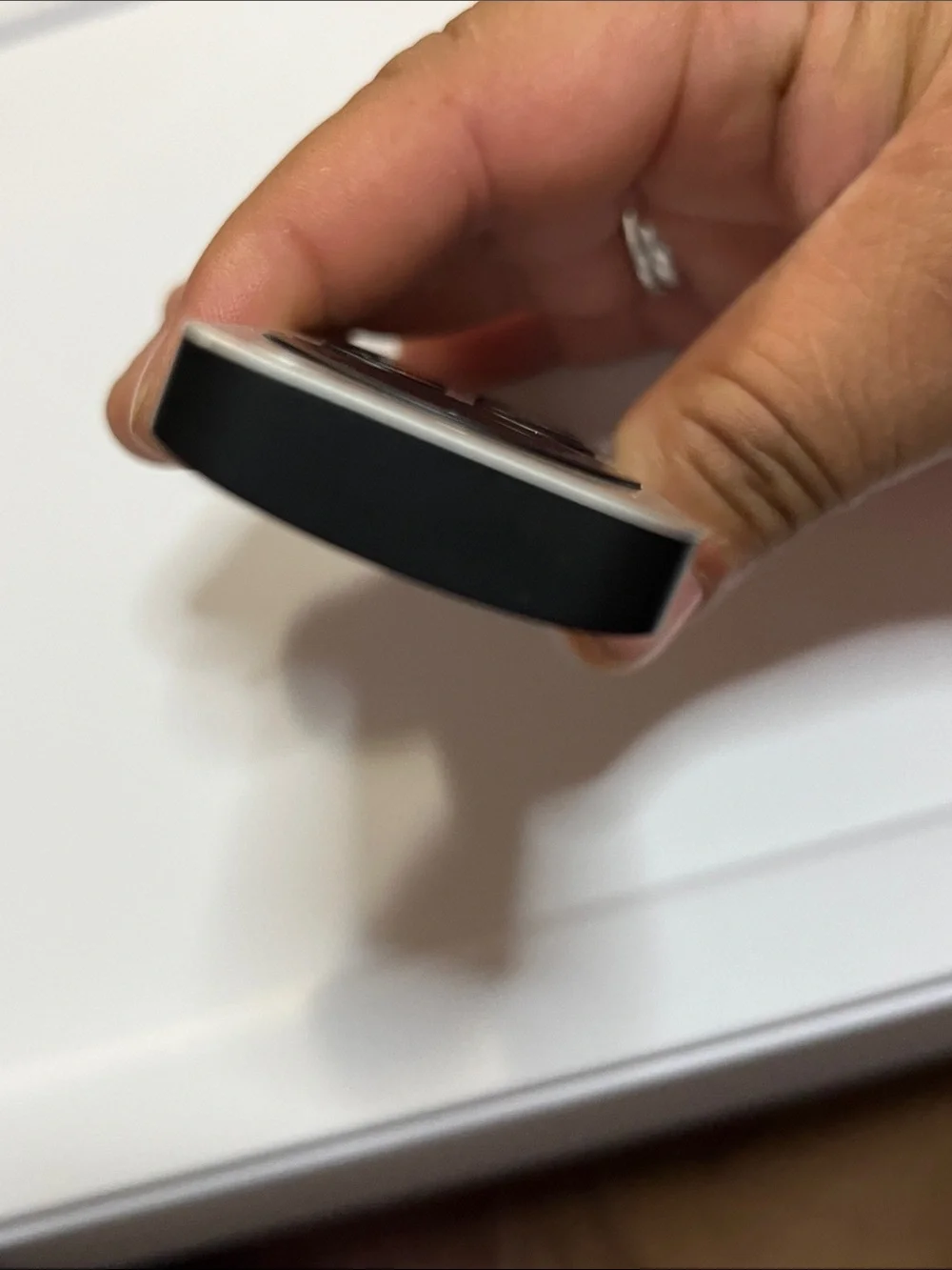 Apple Silver and Black Siri Remote for TV Streaming